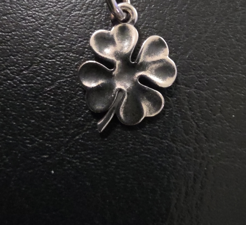 James Avery Silver Four-Leaf Clover Charm